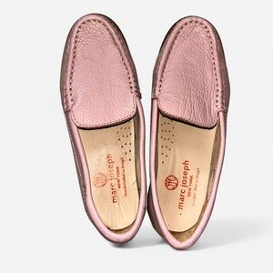 Marc Joseph Metallic Pink Loafers